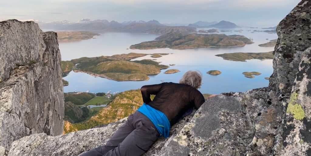 utsikt fra Rødøyløva