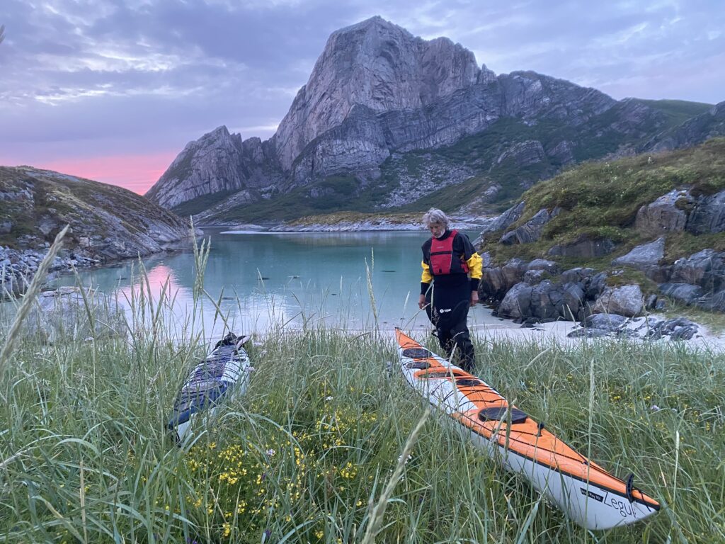 Teltplass på Prestøya