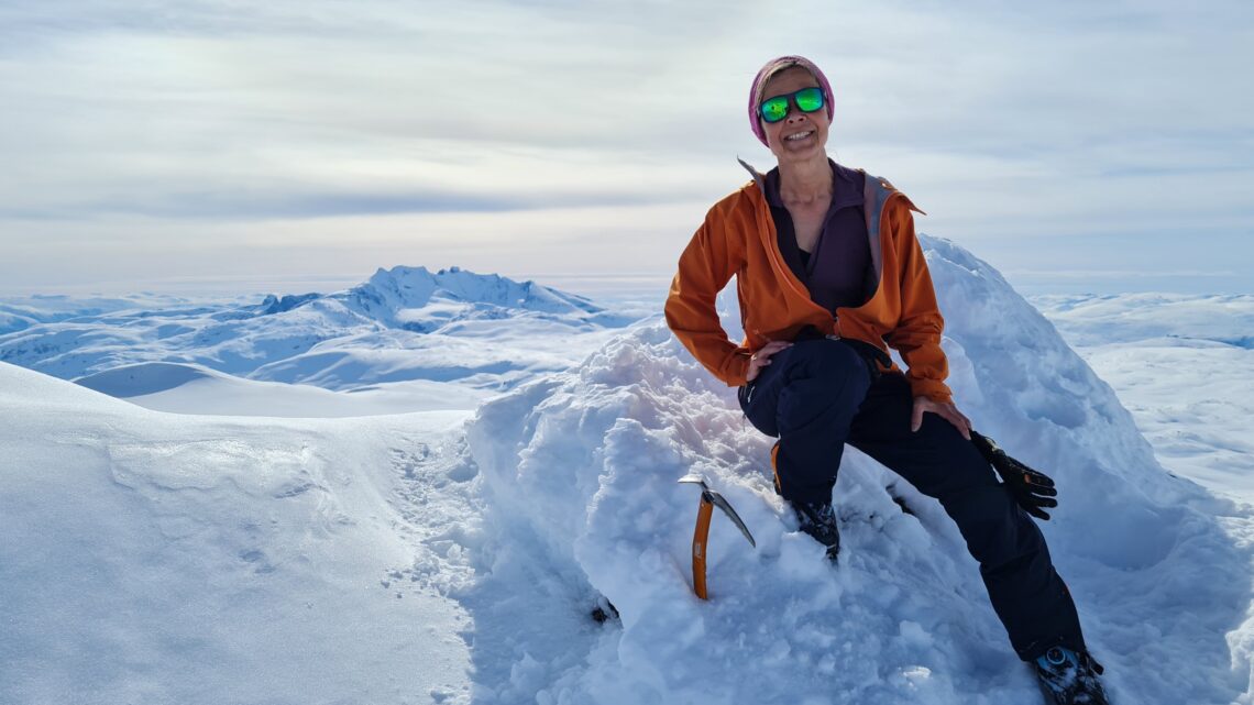 Med ski på Skeie